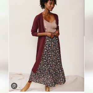 Able Catherine Flounce Maxi Skirt